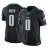 Philadelphia Eagles #0 Bryce Huff Black 2024 FUSE Vapor Jersey