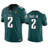 Philadelphia Eagles #2 Darius Slay JR Green 2023 FUSE With 1-Star C Patch And Jersey