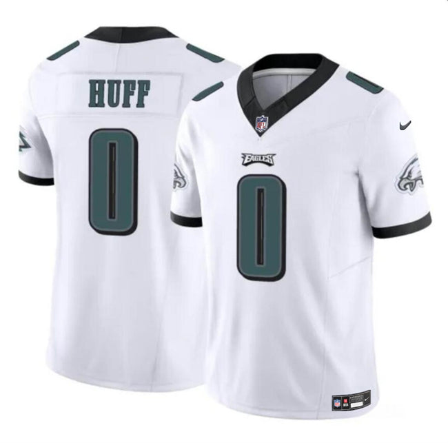 Philadelphia Eagles #0 Bryce Huff White 2023 FUSE Vapor Untouchable Limited Jersey