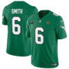Philadelphia Eagles #6 Devonta Smith Green 2023 FUSE Throwback With 1-Star Jersey