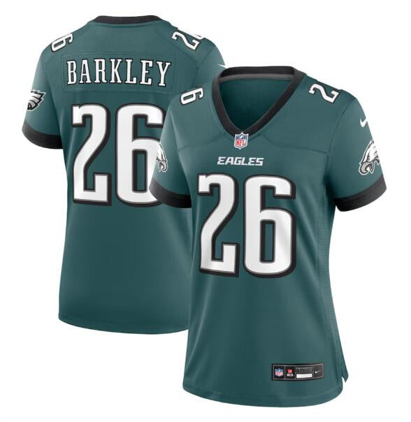 Philadelphia Eagles #26 Saquon Barkley Green Stitched Football Jersey