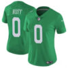 Philadelphia Eagles #0 Bryce Huff Green Vapor Untouchable Throwback Limited Jersey