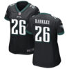 Philadelphia Eagles #26 Saquon Barkley Alternate Game Jersey – Black