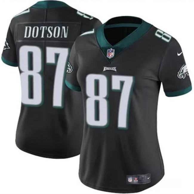 Philadelphia Eagles #87 Jahan Dotson Black Vapor Untouchable Limited Stitched Jersey