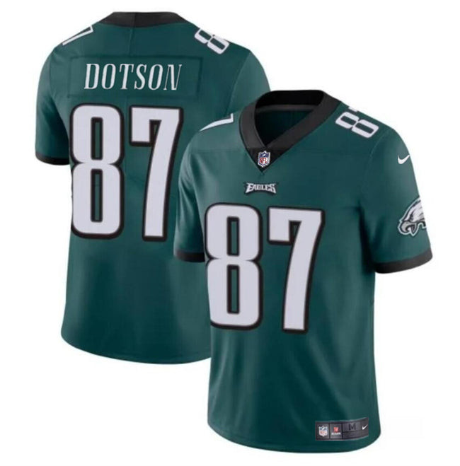 Philadelphia Eagles #87 Jahan Dotson Green Vapor Untouchable Limited Stitched 1 Jersey