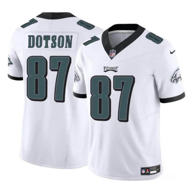 Philadelphia Eagles #87 Jahan Dotson White FUSE Vapor Untouchable Limited Jersey