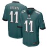 AJ Brown Philadelphia Eagles Nike Player Game Jersey Midnight Green