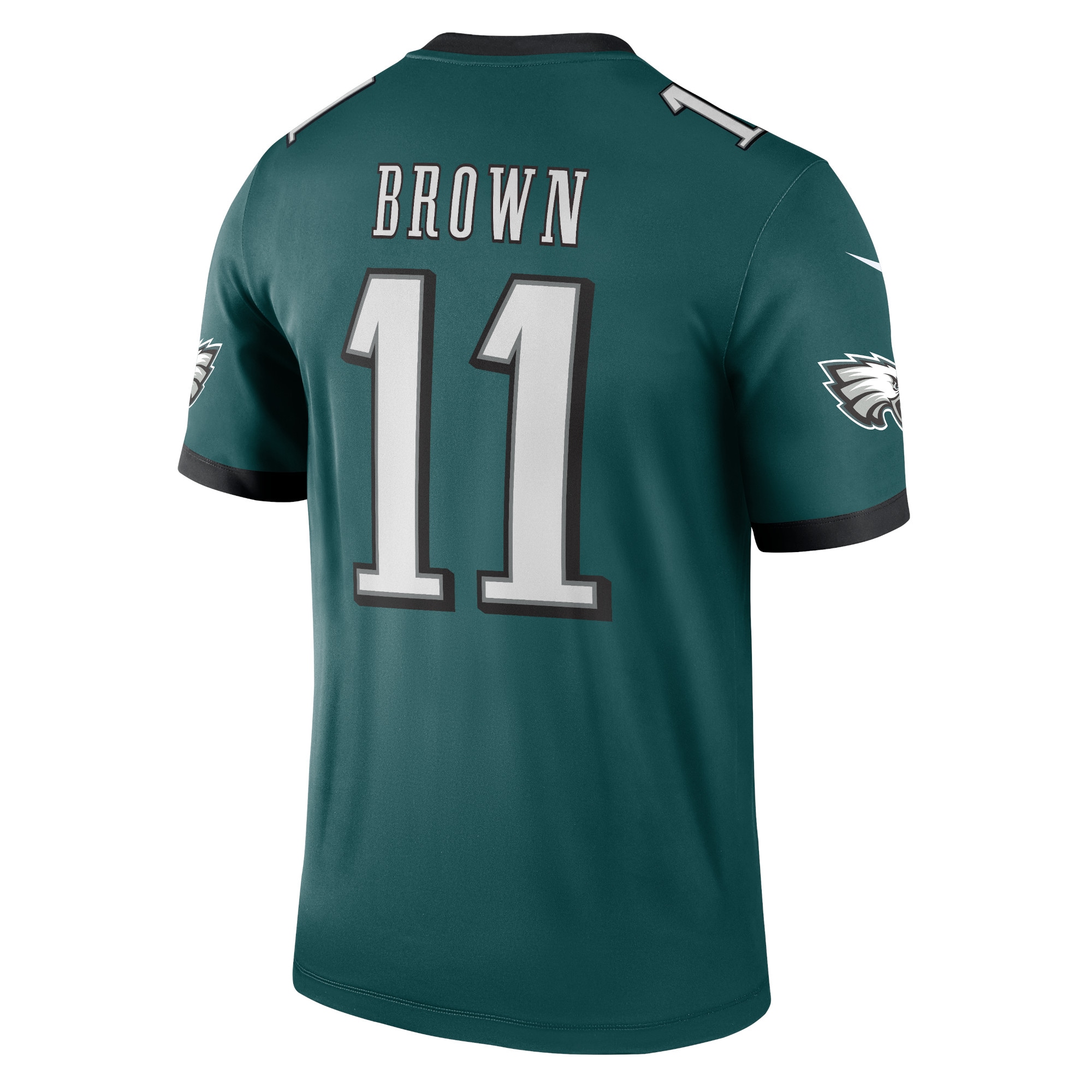 AJ Brown Philadelphia Eagles Nike Team Legend Player Performance Top Green - Image 3