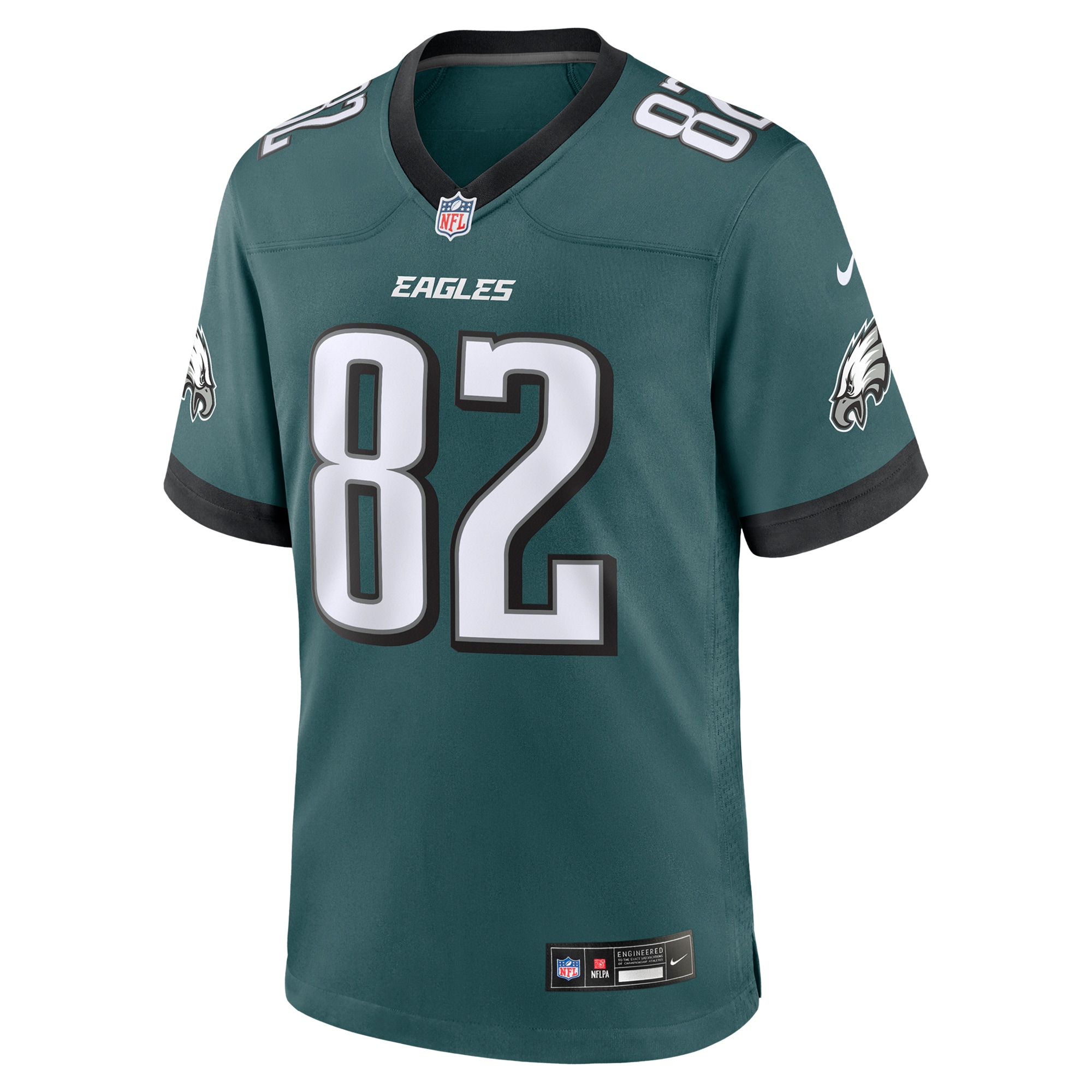Ainias Smith Philadelphia Eagles Nike Team Game Jersey Midnight Green - Image 2