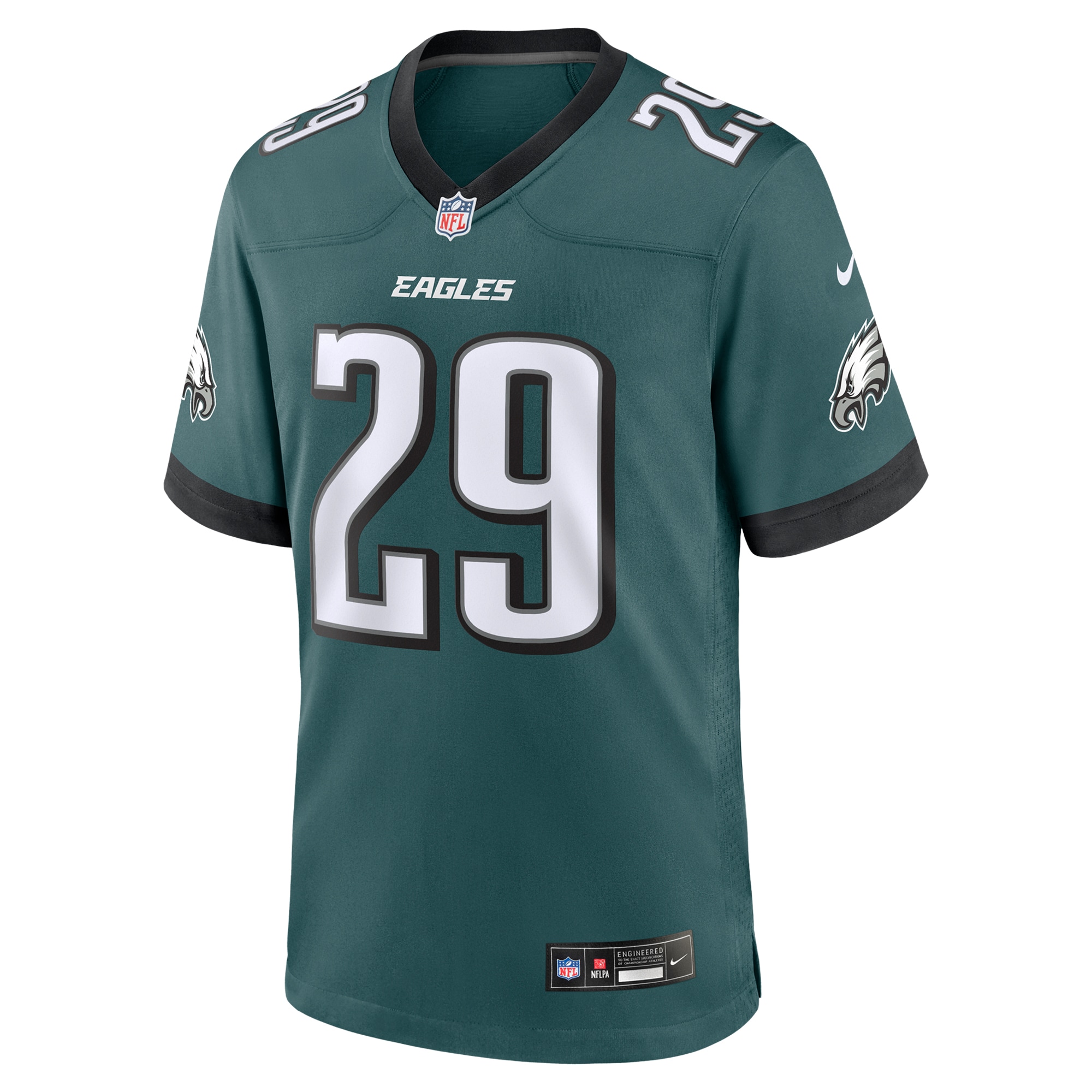 Avonte Maddox Philadelphia Eagles Nike Team Game Jersey Midnight Green - Image 2