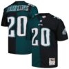 Brian Dawkins Philadelphia Eagles Mitchell Ness 2004 Split Legacy Replica Jersey Midnight Green Black