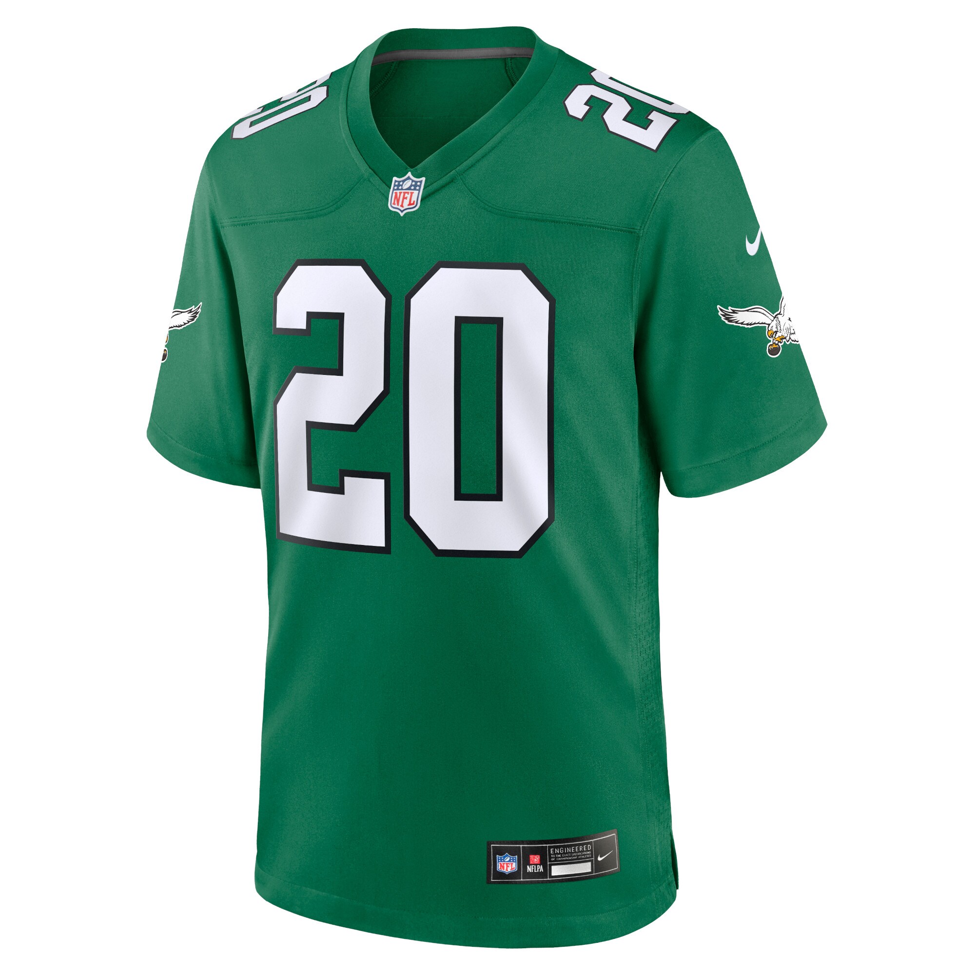 Brian Dawkins Philadelphia Eagles Nike Alternate Retired Player Game Jersey Kelly Green - Image 2