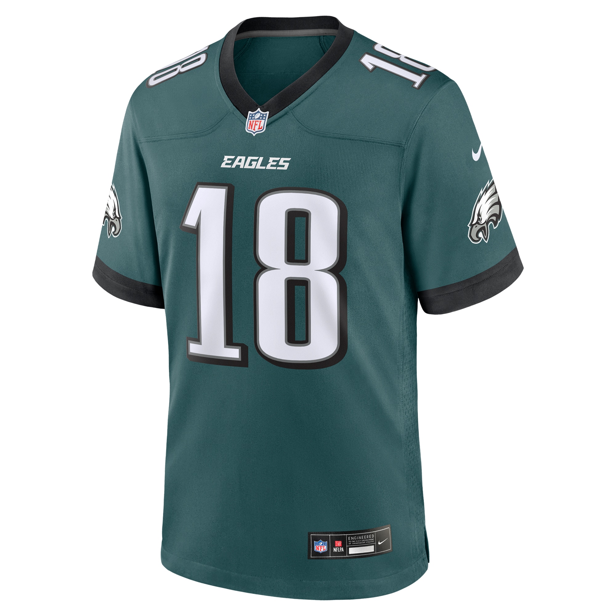Britain Covey Philadelphia Eagles Nike Team Game Jersey Midnight Green - Image 2