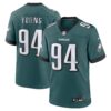 Byron Young Philadelphia Eagles Nike Team Game Jersey Midnight Green