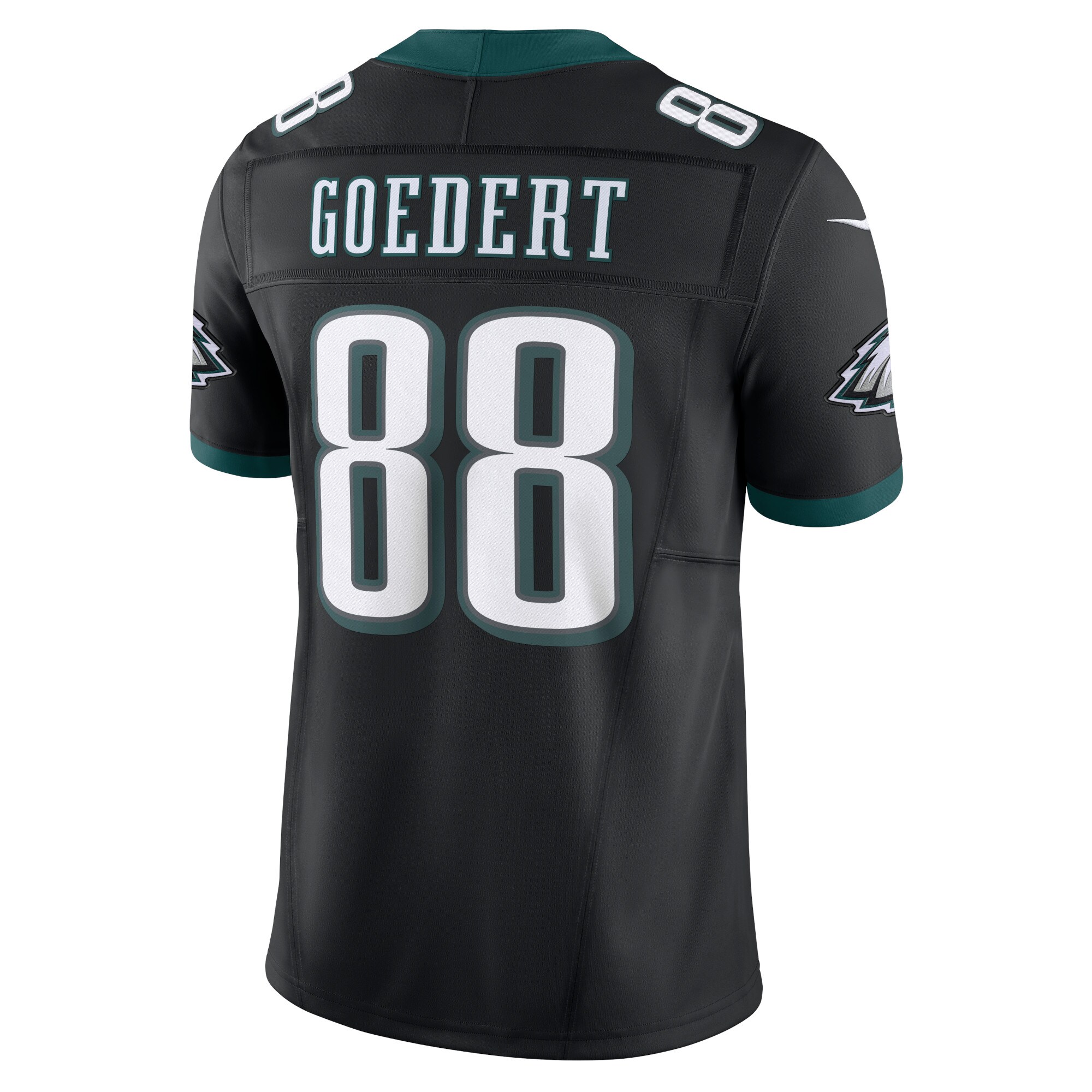 Dallas Goedert Philadelphia Eagles Nike Alternate Vapor FUSE Limited Jersey Black - Image 3
