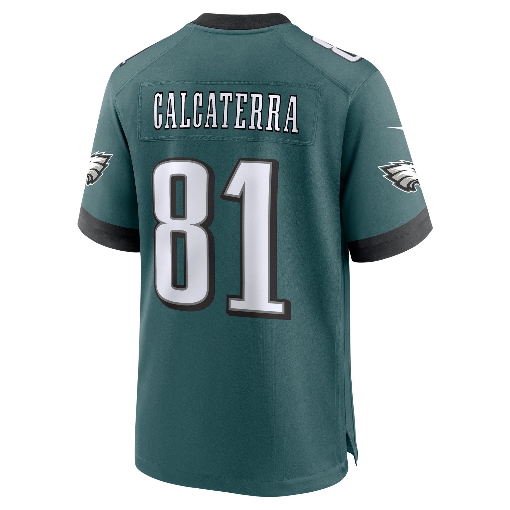 Grant Calcaterra Philadelphia Eagles Nike Team Game Jersey Midnight Green - Image 3