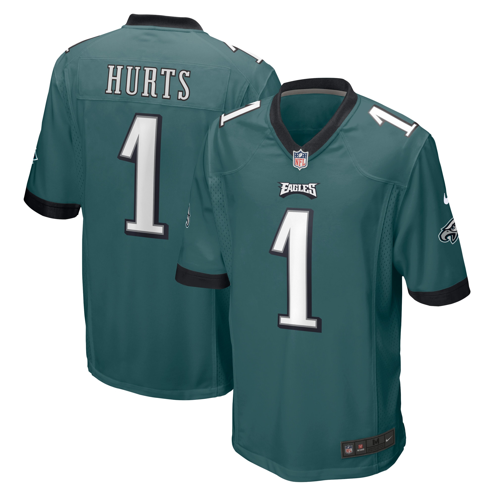 Jalen Hurts Philadelphia Eagles Nike Player Jersey Midnight Green