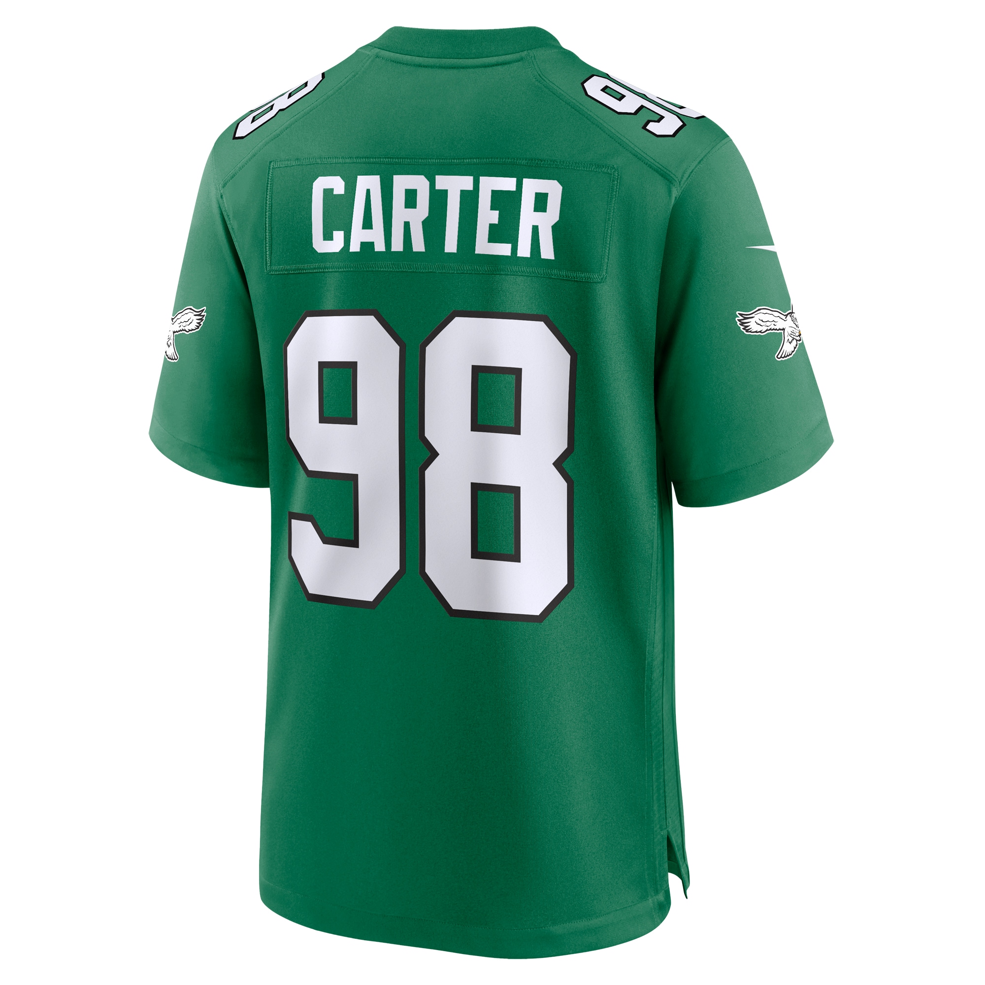 Jalen Carter Philadelphia Eagles Nike Alternate Game Jersey Kelly Green - Image 3