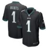 Jalen Hurts Philadelphia Eagles Nike Alternate Game Jersey Black
