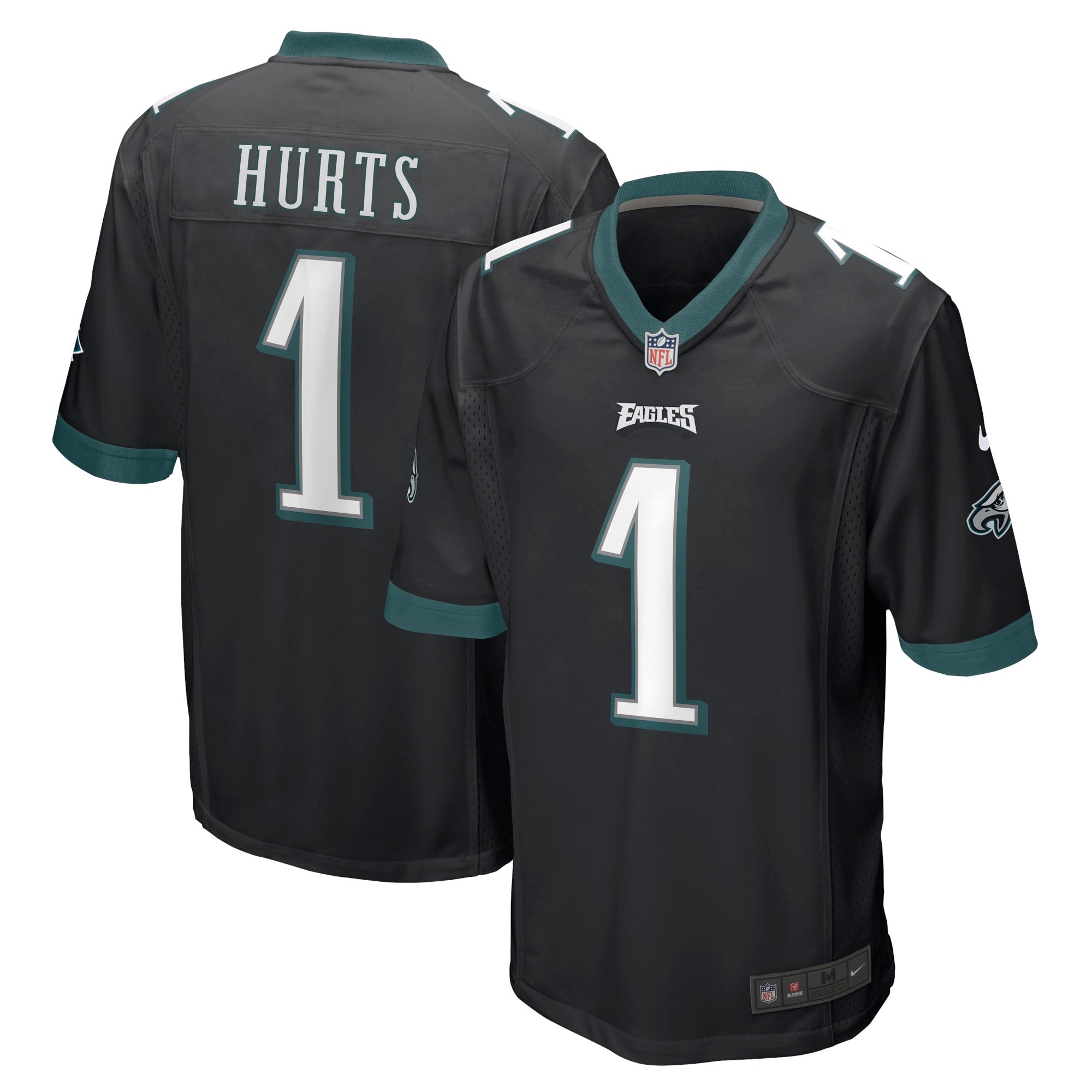 Jalen Hurts Philadelphia Eagles Nike Alternate Game Jersey Black