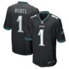 Jalen Hurts Philadelphia Eagles Nike Game Jersey Black
