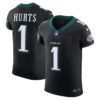 Jalen Hurts Philadelphia Eagles Nike Alternate Vapor FUSE Elite Jersey Black