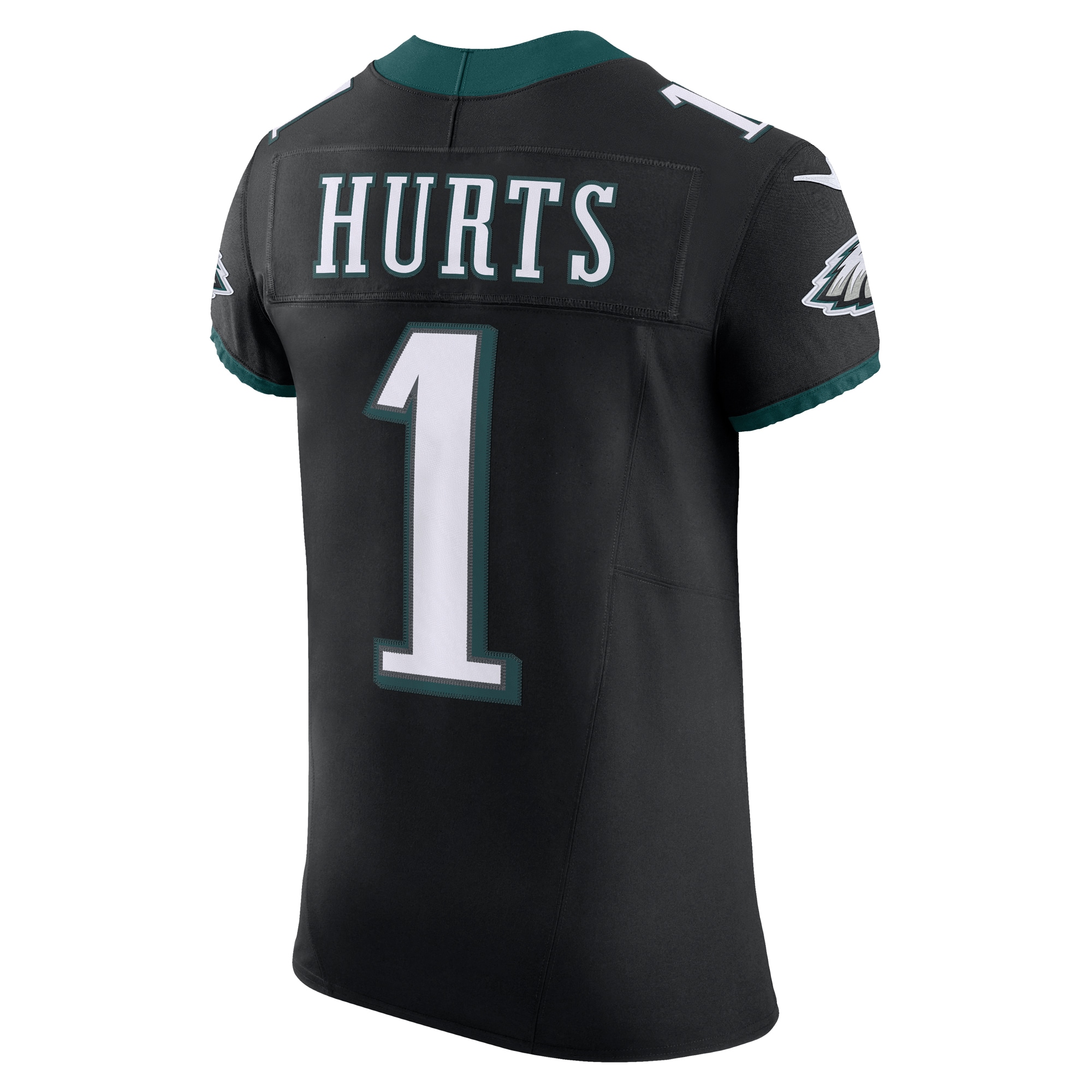 Jalen Hurts Philadelphia Eagles Nike Alternate Vapor FUSE Elite Jersey Black - Image 3
