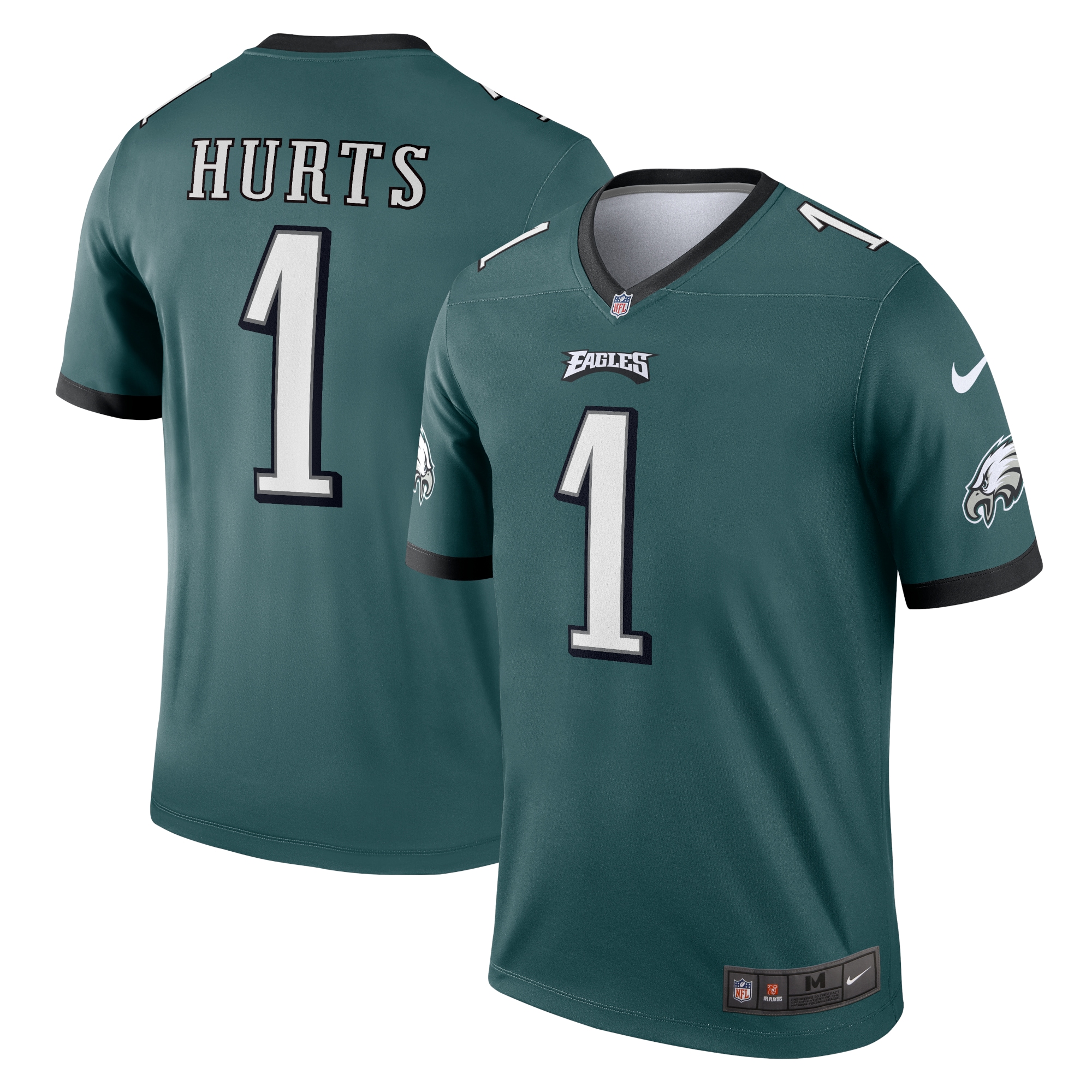 Jalen Hurts Philadelphia Eagles Nike Team Legend Player Performance Top Midnight Green