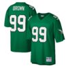 Jerome Brown Philadelphia Eagles Mitchell Ness Legacy Replica Jersey Kelly Green