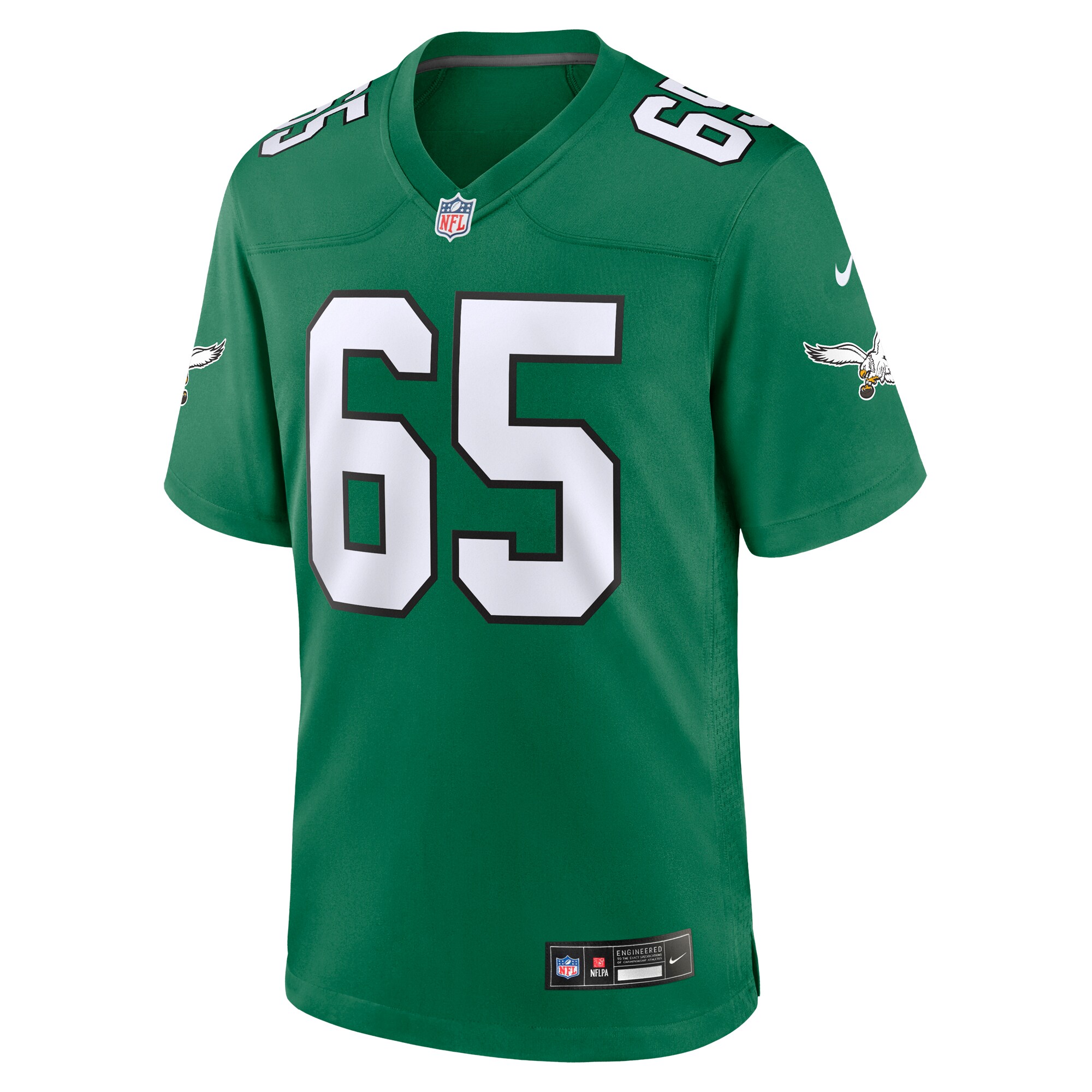 Lane Johnson Philadelphia Eagles Nike Alternate Game Jersey Kelly Green - Image 2