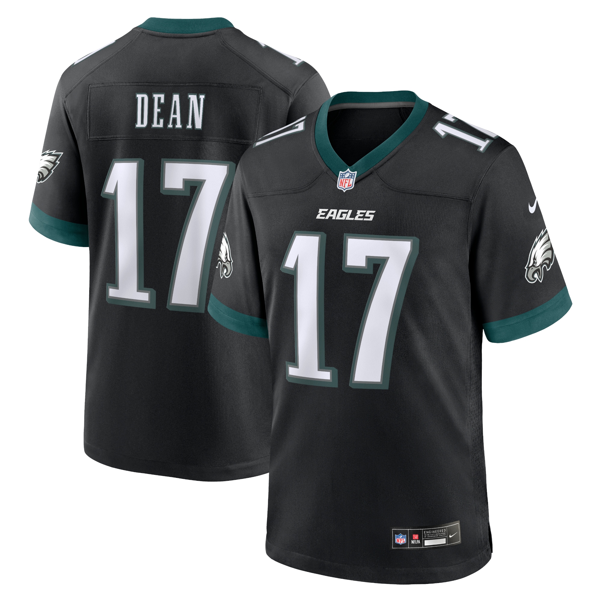 Nakobe Dean Philadelphia Eagles Nike Alternate Game Jersey Black