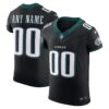 Philadelphia Eagles Nike Alternate Vapor FUSE Elite Custom Jersey Black
