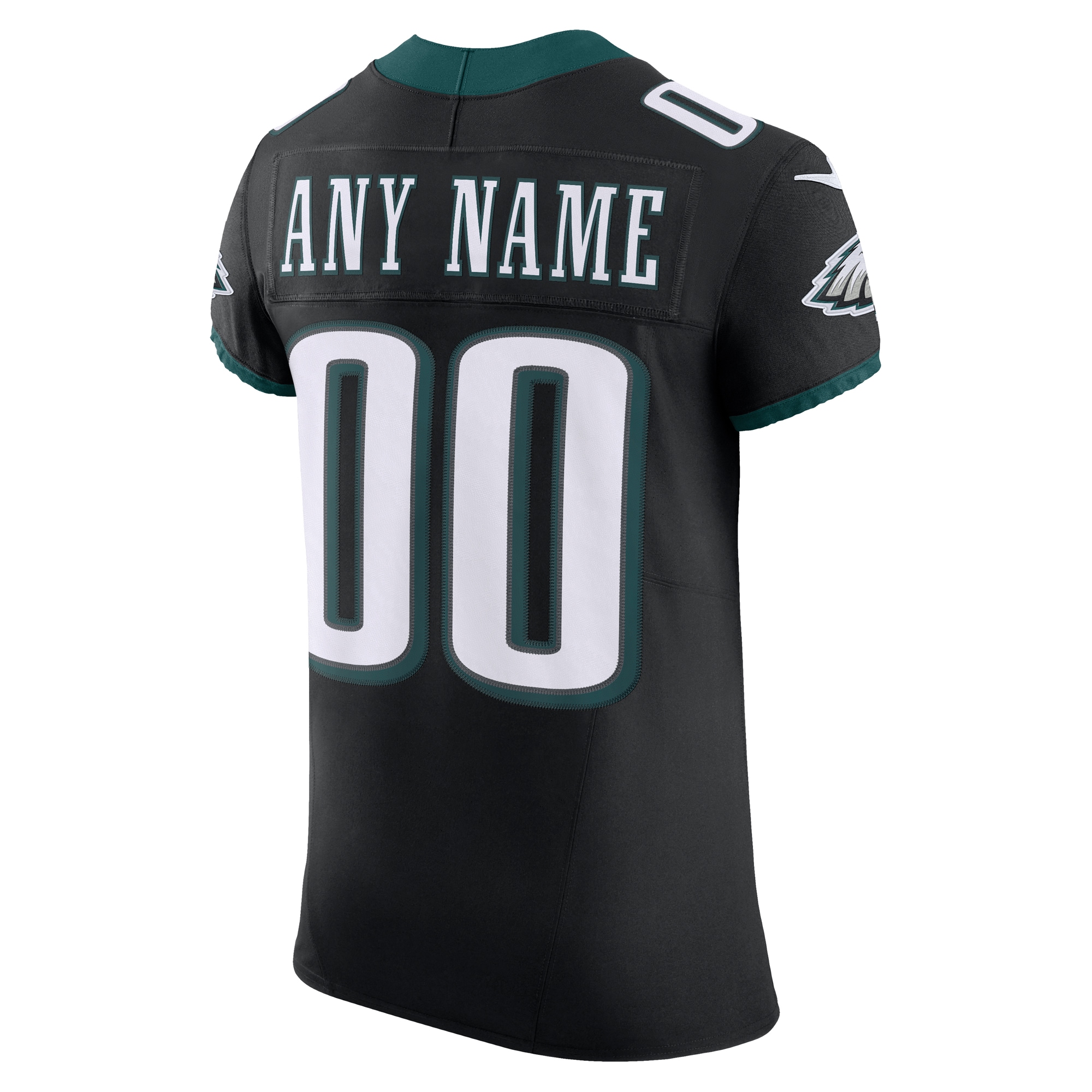 Philadelphia Eagles Nike Alternate Vapor FUSE Elite Custom Jersey Black - Image 3