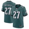 Quinyon Mitchell Philadelphia Eagles Nike Team Game Jersey Midnight Green