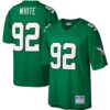 Reggie White Philadelphia Eagles Mitchell Ness Legacy Replica Jersey Kelly Green