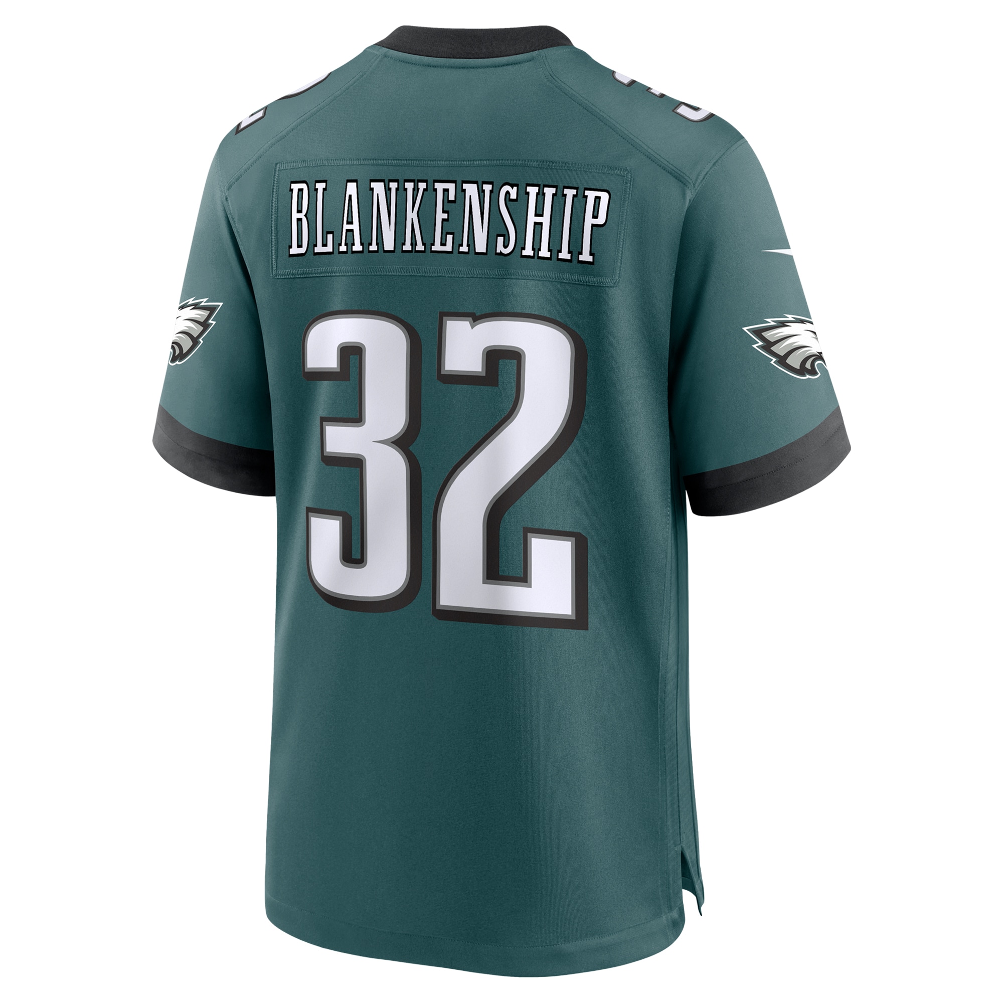 Reed Blankenship Philadelphia Eagles Nike Team Game Jersey Midnight Green - Image 3