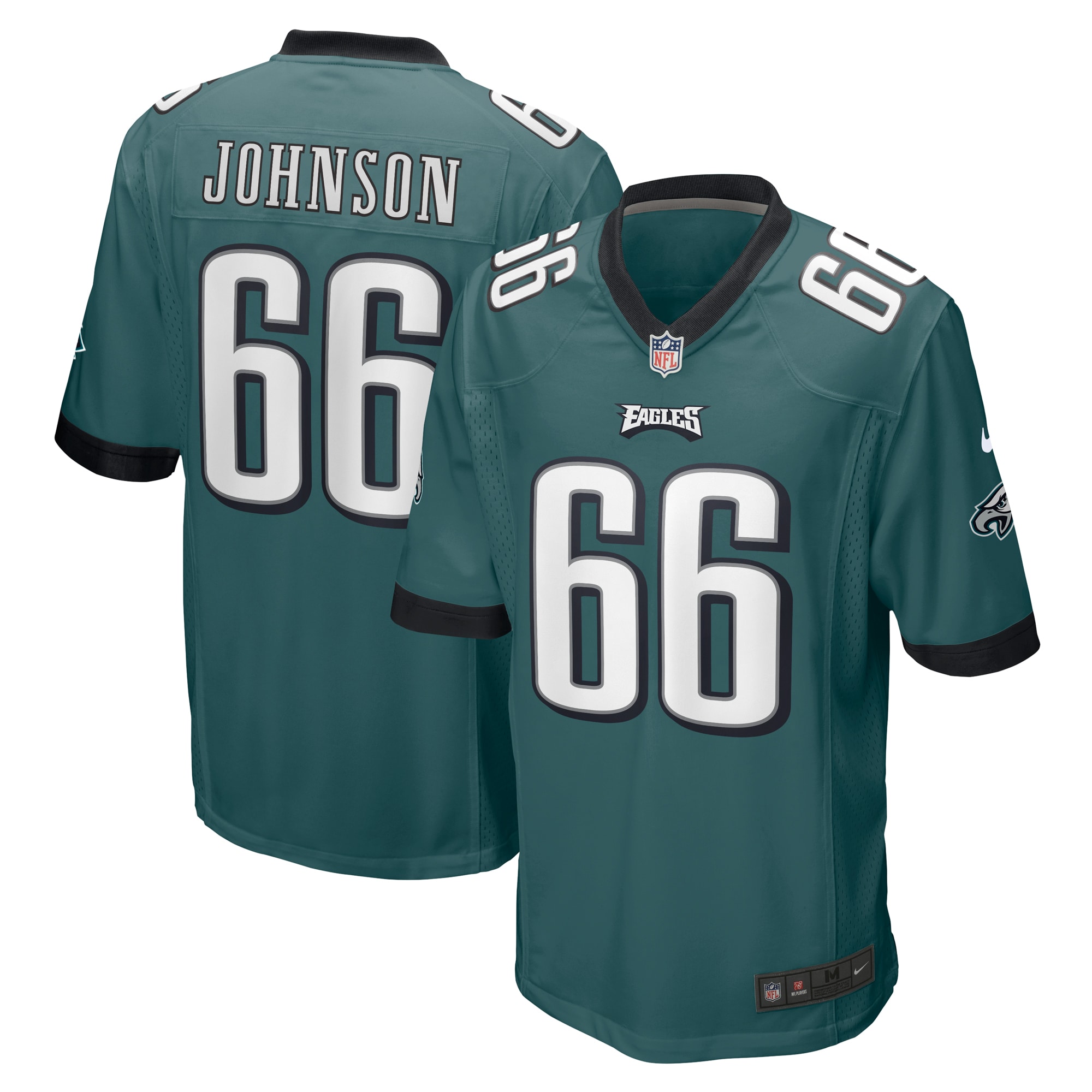 Roderick Johnson Philadelphia Eagles Nike Game Jersey Midnight Green