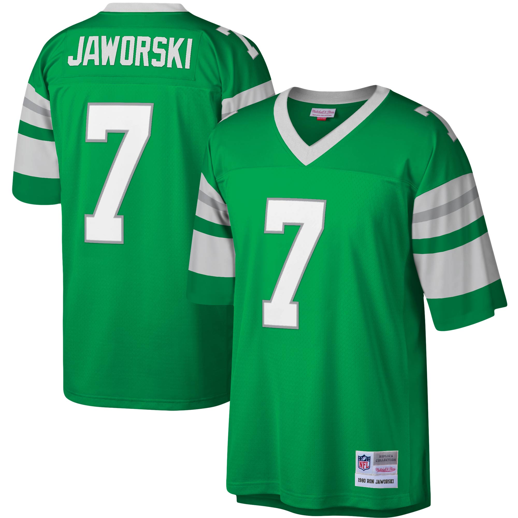 Ron Jaworski Philadelphia Eagles Mitchell Ness Legacy Replica Jersey Kelly Green