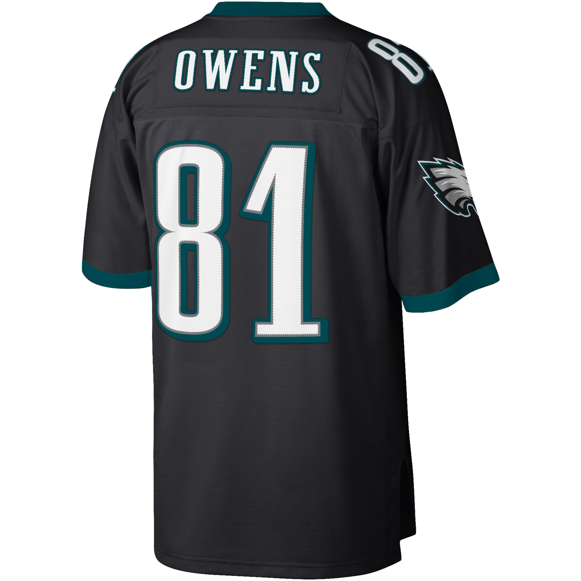 Terrell Owens Philadelphia Eagles Mitchell Ness Legacy Replica Jersey Black - Image 3
