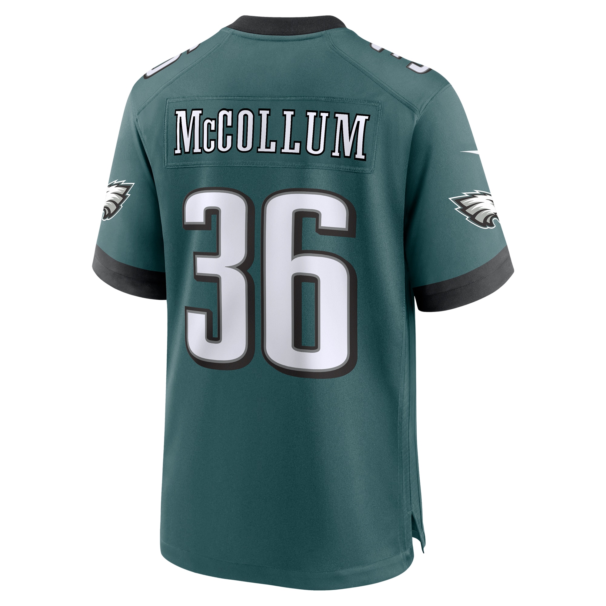 Tristin Mccollum Philadelphia Eagles Nike Team Game Jersey Midnight Green - Image 3