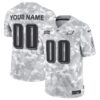 Philadelphia Eagles Active Player Custom 2024 FUSE Arctic Camo Salute To Service Limited Football Stitched Jersey