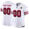 San Francisco 49Ers Active Player Custom White 2023 FUSE With John Madden Jersey