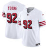 San Francisco 49Ers #92 Chase Young New White 2023 FUSE Stitched Football Jersey