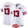 San Francisco 49Ers #13 Brock Purdy White 2023 Fuse Nfc West Champions Patch Jersey