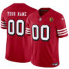 San Francisco 49Ers Active Player Custom Scarlet 2023 FUSE Alternate With Jersey