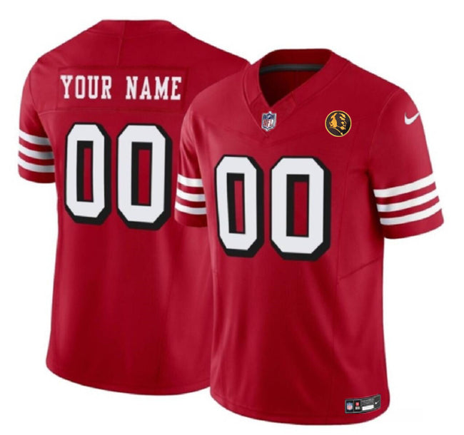 San Francisco 49Ers Active Player Custom Scarlet 2023 FUSE Alternate With Jersey