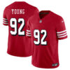 San Francisco 49Ers #92 Chase Young New Red 2023 FUSE Stitched Football Jersey