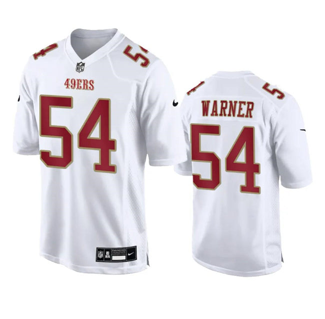 San Francisco 49Ers #54 Fred Warner White Fashion Vapor Untouchable Limited Jersey