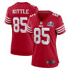 San Francisco 49Ers #85 George Kittle Super Bowl LVIII Game Jersey – Scarlet