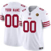 San Francisco 49Ers Active Player Custom White 2023 FUSE Alternate With John Jersey